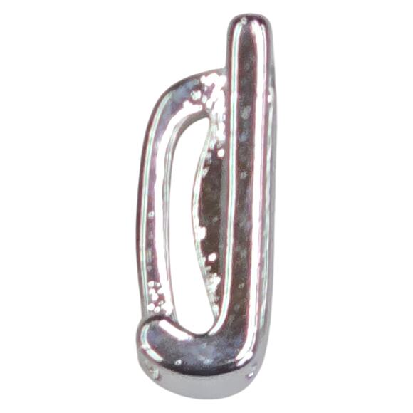 Keep Collective Letter J Silver Tone Slide Key Charm For Bracelet Necklace Watch - Picture 1 of 2